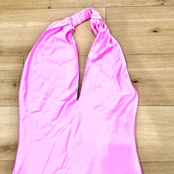 Show Me Your MuMu Jasmine Halter Mini Dress - Women's Medium - New with Tags - Picture 4 of 6